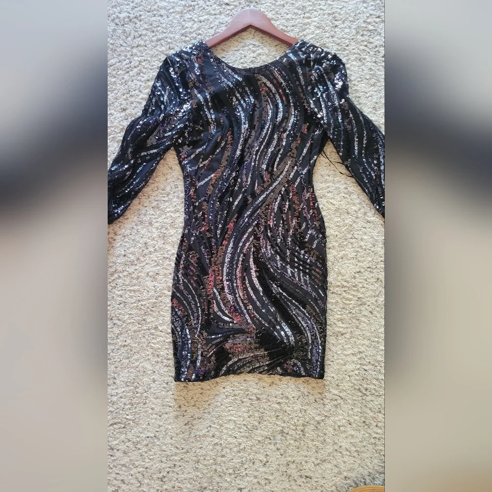 Express Sprakle Mini Dress - Picture 1 of 2